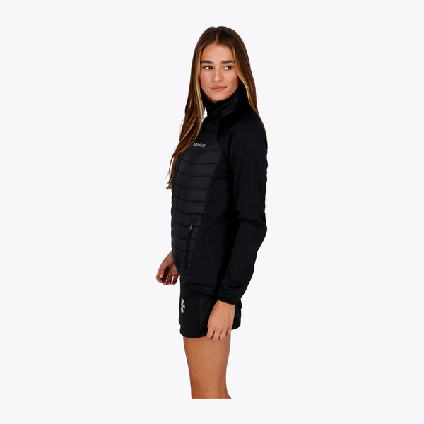 Women Hybrid Jacket #Black