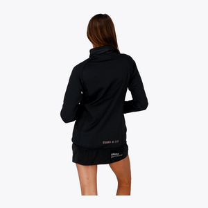 Women Hybrid Jacket #Black