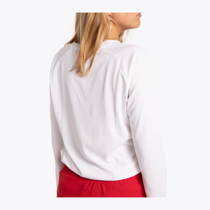 Women Training Tee Long Sleeve #White