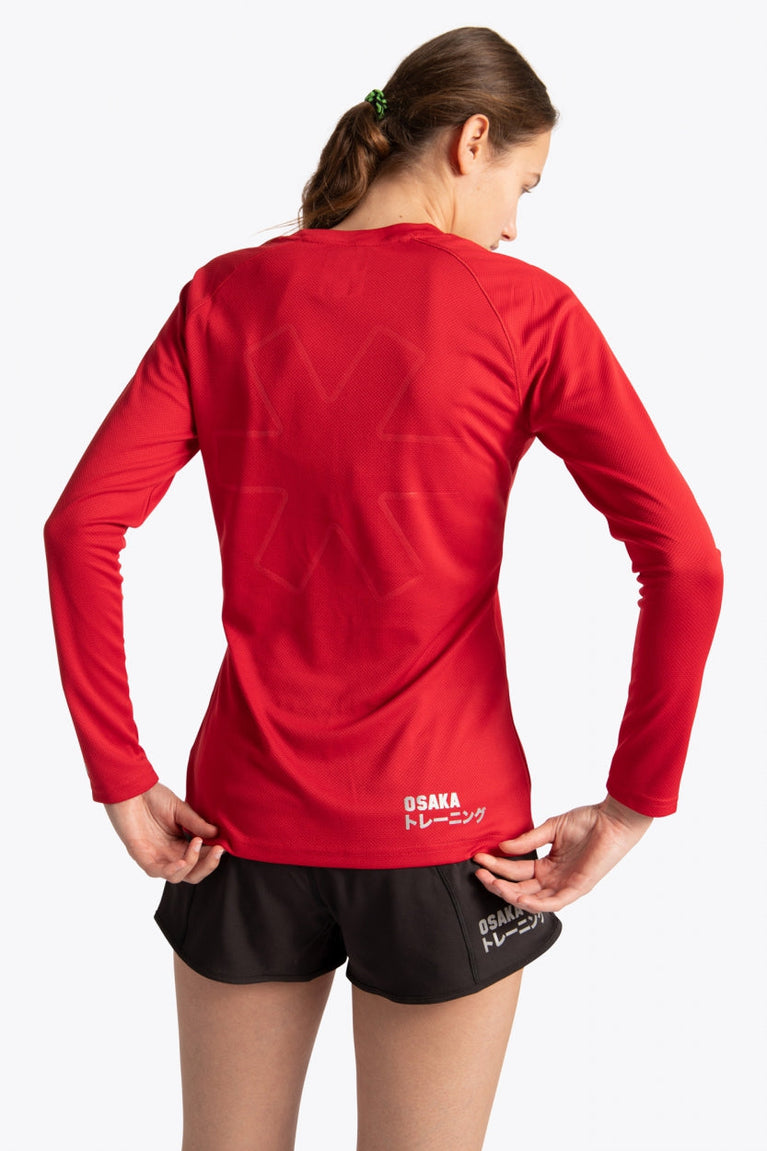 Osaka Women Training Tee Long Sleeve | Red