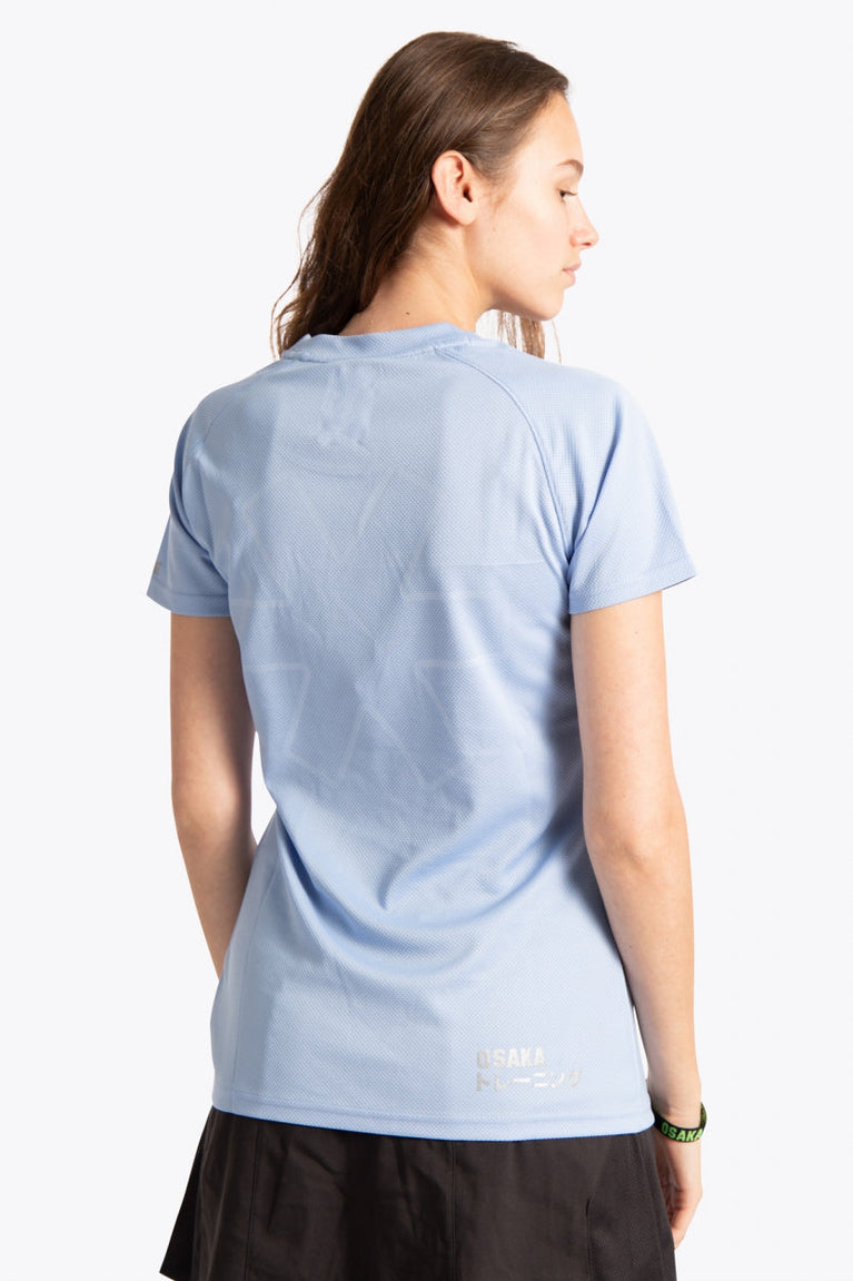Women Training Tee Short Sleeves S | Sky Blue