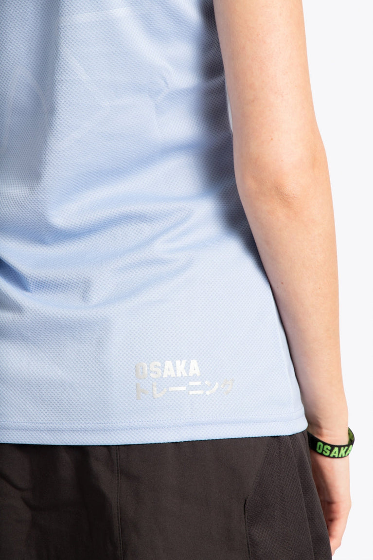 Women Training Tee Short Sleeves S | Sky Blue