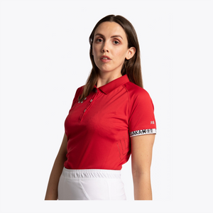 Women Polo Jersey #Red