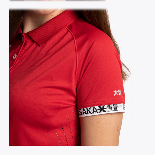 Women Polo Jersey #Red