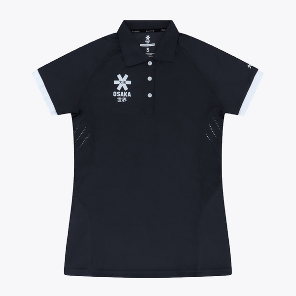 Women Polo Jersey #Black