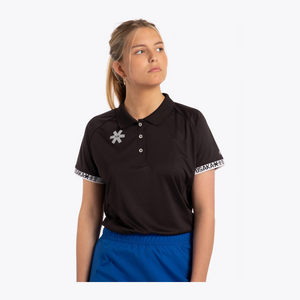 Women Polo Jersey #Black