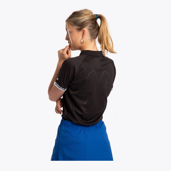 Women Polo Jersey #Black