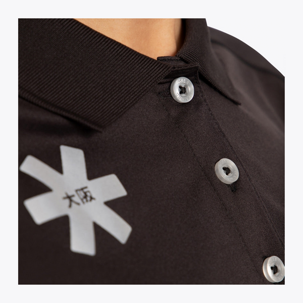 Women Polo Jersey #Black