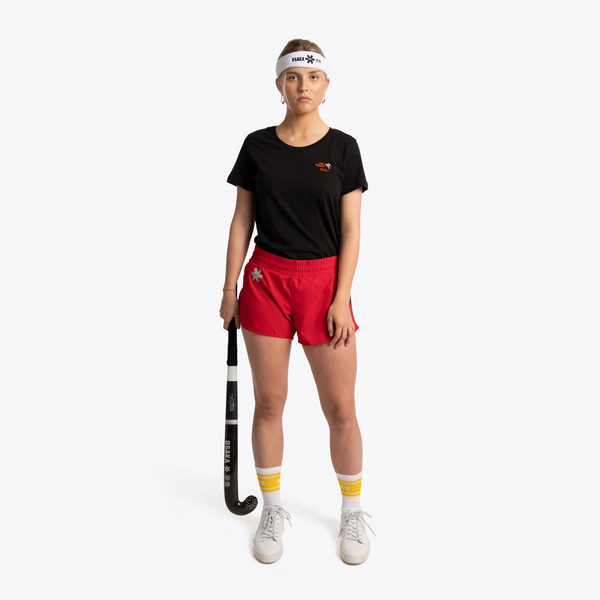 Osaka Women Training Active Short on model #Red