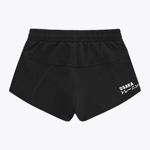Osaka Women Training Active Short close up of back of product  #Black