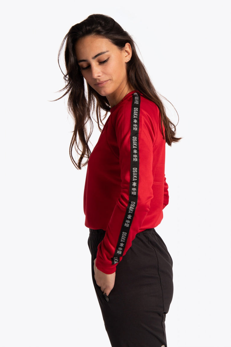 Osaka Women Training Sweater | Red