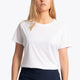 Women Training Tee Short Sleeves | White