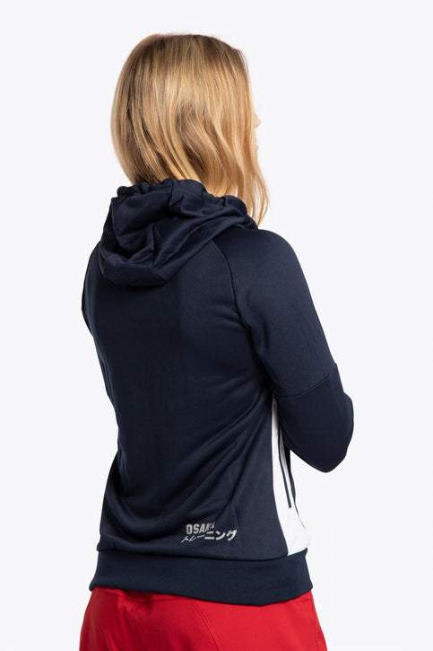 Osaka Women Training Zip Hoodie | Navy
