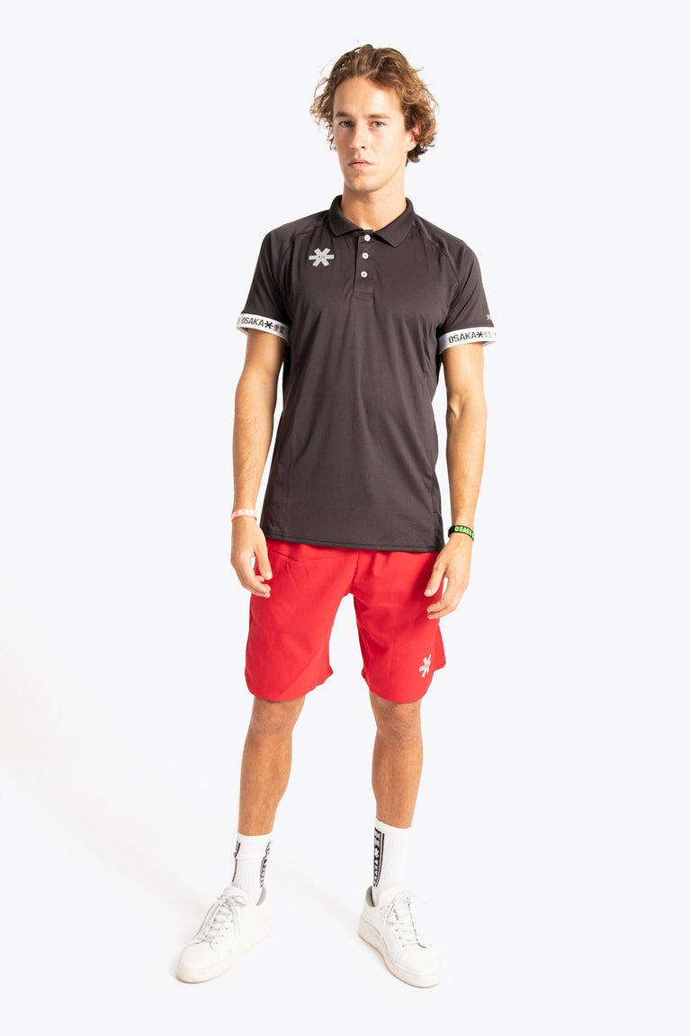 Osaka Men Polo Jersey | Black