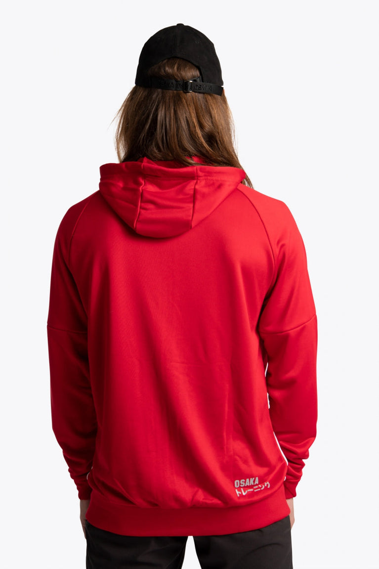 Osaka Men Training Zip Hoodie | Red