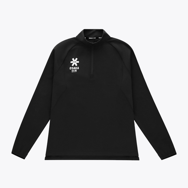 Osaka Women Half Zip Sweater #Black
