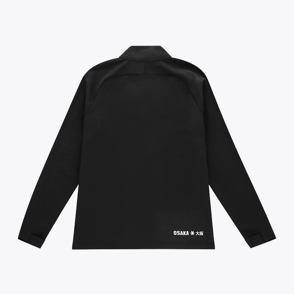 Osaka Women Half Zip Sweater #Black