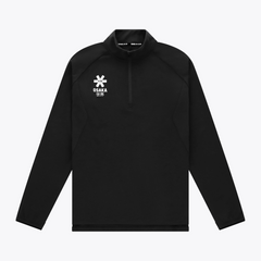Osaka Men Half Zip Sweater #Black