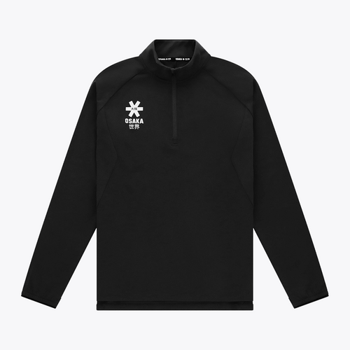 Osaka Men Half Zip Sweater #Black