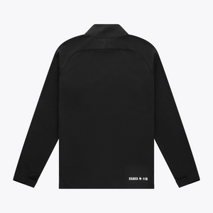 Osaka Men Half Zip Sweater #Black