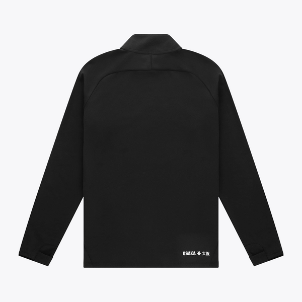 Osaka Men Half Zip Sweater #Black