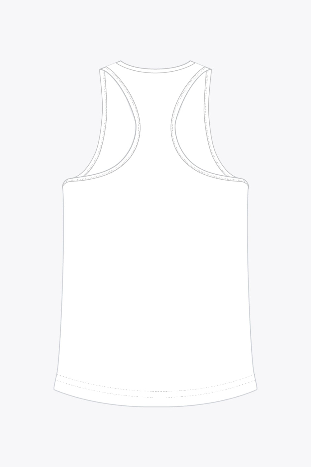 Women Singlet (NFHS Approved) | White
