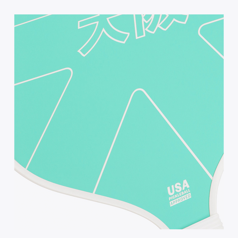 Osaka Kazoku Pickleball Paddle – Aquatic Awe Face Detail | Responsive Honeycomb Core
