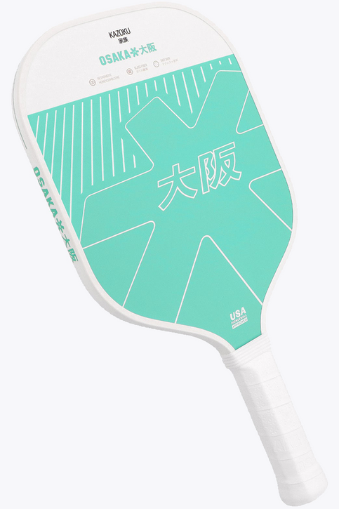 Osaka Kazoku Pickleball Paddle – Aquatic Awe | Glass Fiber, 13mm Thickness