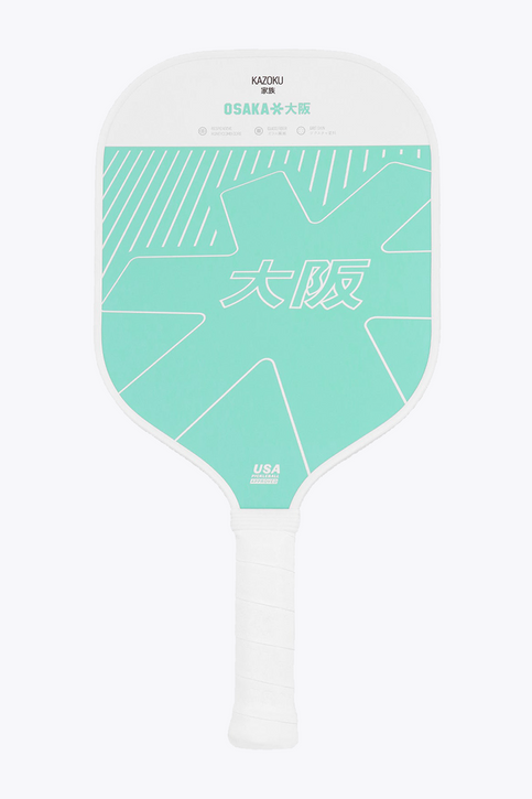 Osaka Kazoku Pickleball Paddle Aquatic Awe – Side View | Beginner to Intermediate pickleball paddle