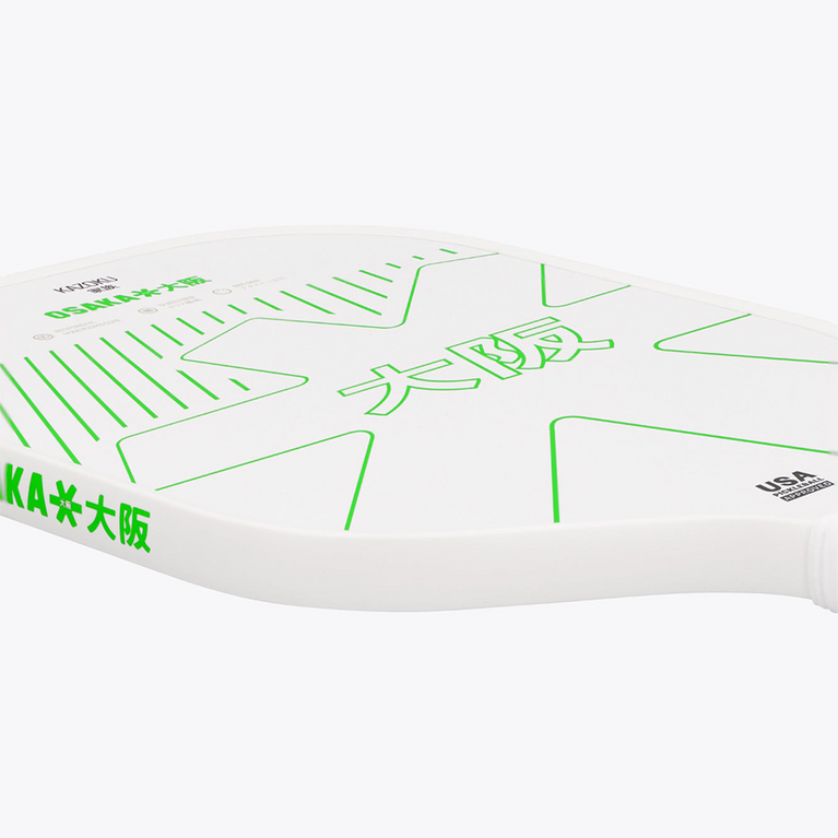 Osaka Kazoku Pickleball Paddle -White – Handle Detail | 5.3