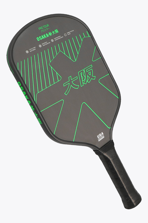 Osaka Pickleball Paddle Pro Tour - Iconic Black - front