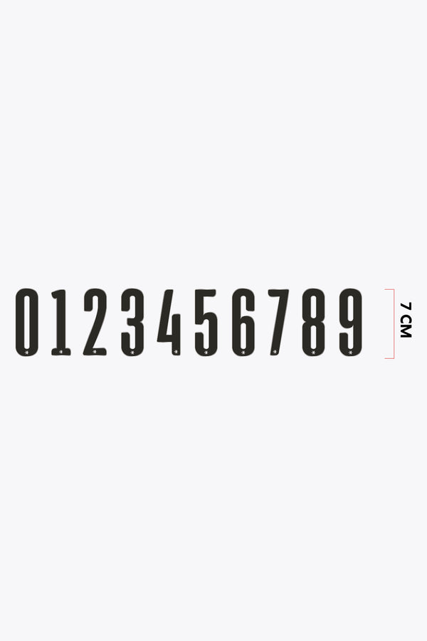 Numbers Small 7cm | Black