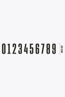 Numbers Large 20cm | Black