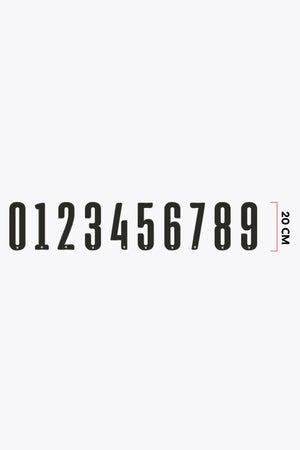 Numbers Large 20cm | Black
